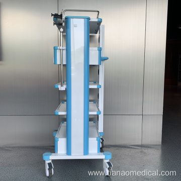 Hospital Aluminum Alloy Detachable Instrument Trolley